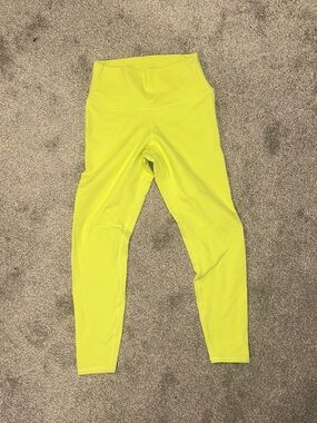 ALO Neon Yellow High-Waist Leggings